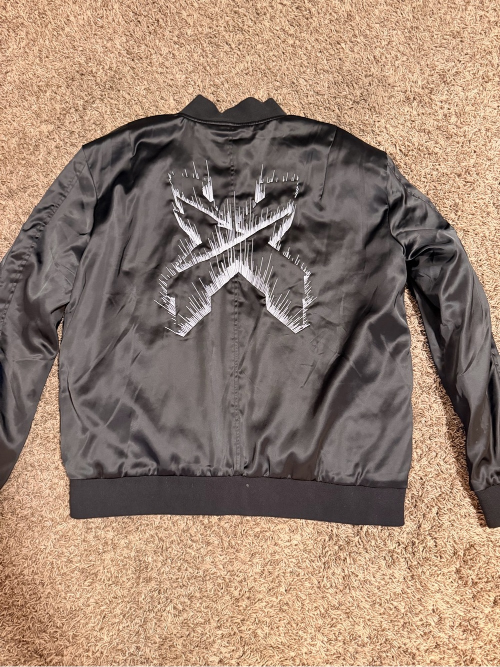 Black Excision Men's Bomber Jacket - Picture 2 of 2